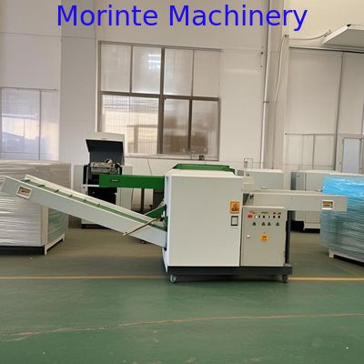 Textile waste fabric cutting machine