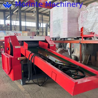 Plastic waste cutting and recycling production line