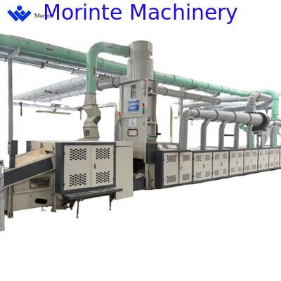 Textile waste recycling production line