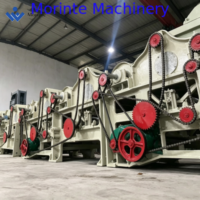 Textile waste opening machine